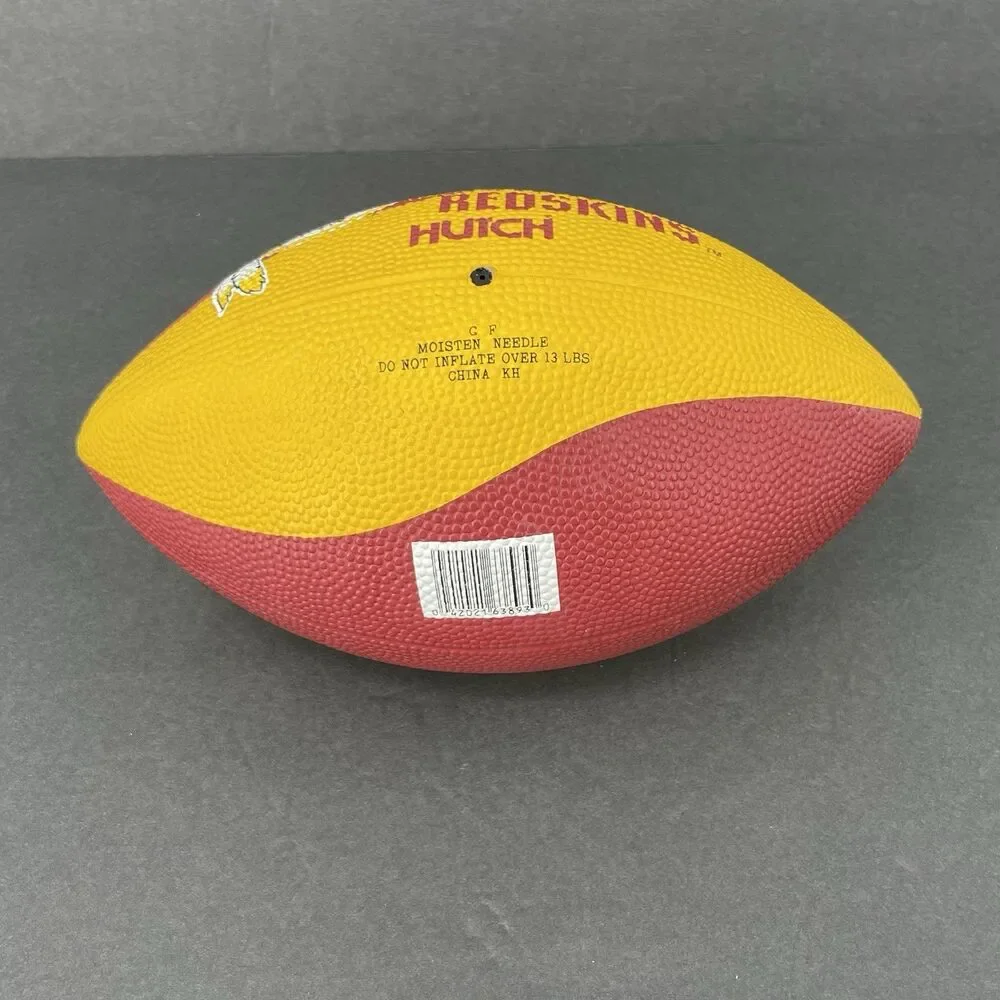 Washington Redskins Hutch Junior Football Red Yellow Rubber NFL 12